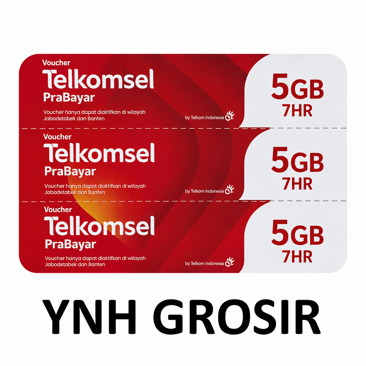 VOUCHER TELKOMSEL 5GB 7HR JABODETABEK - JABAR